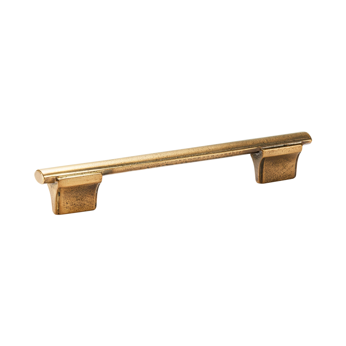 Momo Emma D Handle 128mm in Aged Antique Brass