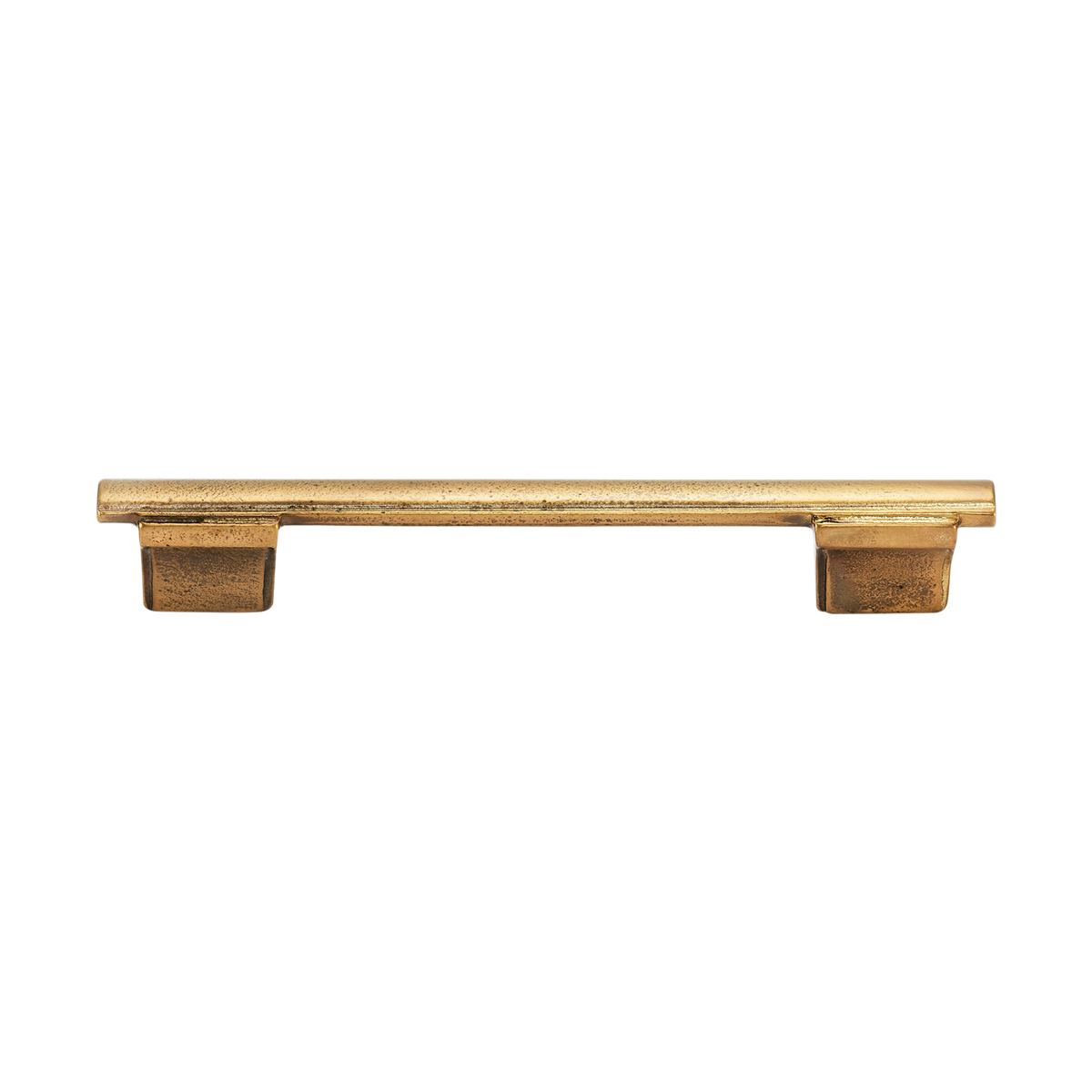 Momo Emma D Handle 128mm in Aged Antique Brass - view 2