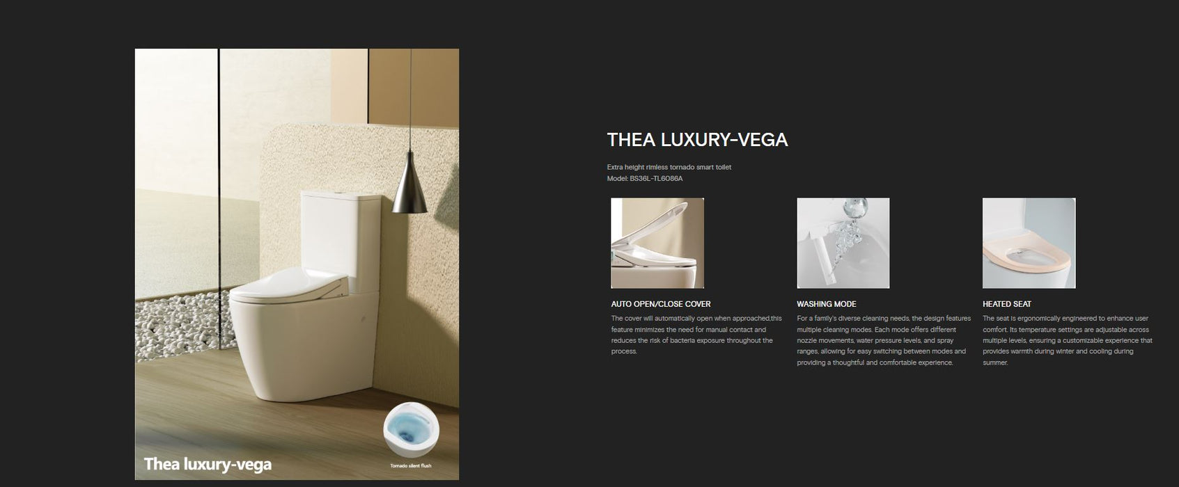 Lafeme Thea Luxury Vega Bidet Suite
