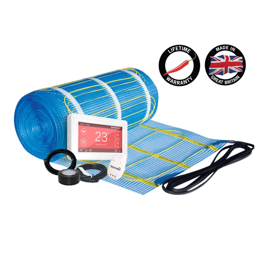 Thermogroup Thermonet 150W/m² Undertile Heating Kit – Dual Controller
