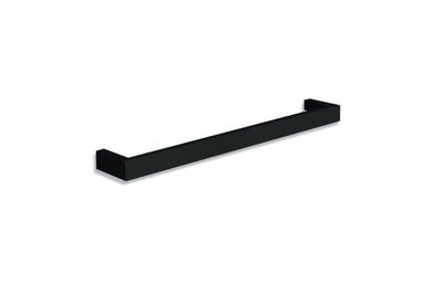 Thermogroup Thermorail 12V Square Single Bar Heated Towel Rail Matt Black