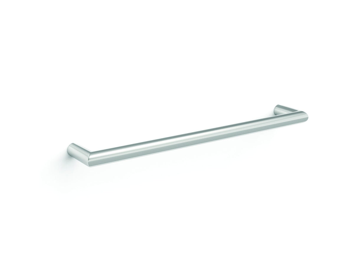 Thermogroup Thermorail 12V Round Single Bar Heated Towel Rail Polished Stainless Steel