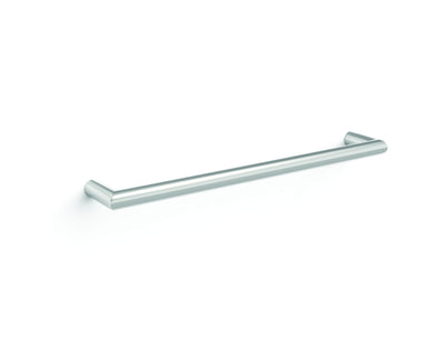 Thermogroup Thermorail 12V Round Single Bar Heated Towel Rail Polished Stainless Steel