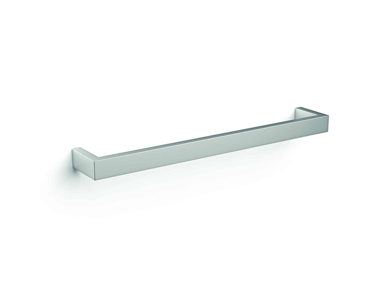 Thermogroup Thermorail 12V Square Single Bar Heated Towel Rail Polished Stainless Steel