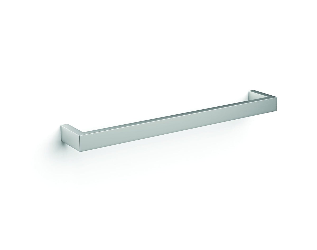 Thermogroup Thermorail 12V Square Single Bar Heated Towel Rail Polished Stainless Steel