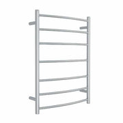 Thermogroup Thermorail 240V Curved Round Budget Ladder Heated Towel Rail Polished Stainless Steel