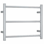 Thermogroup Thermorail 240V Straight Round Budget Heated Towel Rail Polished Stainless Steel
