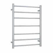 Thermogroup Thermorail 240V Straight Round Budget Ladder Heated Towel Rail Polished Stainless Steel