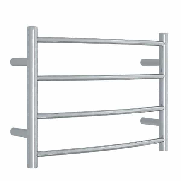 Thermogroup Thermorail 240V Curved Round Ladder Heated Towel Rail Polished Stainless Steel