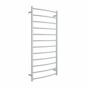 Thermogroup Thermorail 240V Curved Round Ladder Heated Towel Rail Polished Stainless Steel