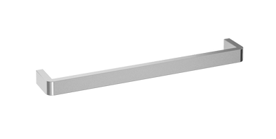 Thermogroup Thermorail 12V Square Single Bar Heated Rail with Curved Corners Polished Stainless Steel