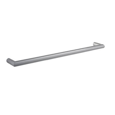 Thermogroup Thermorail 12V Round Single Bar Heated Towel Rail Brushed Stainless Steel