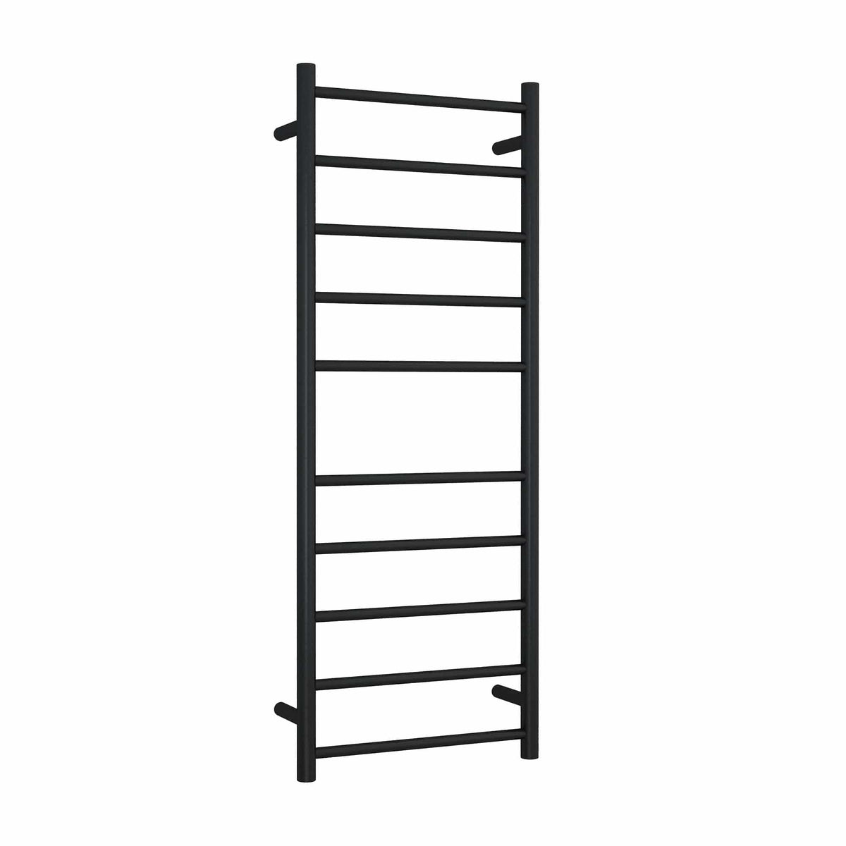 Thermogroup Thermorail 240V Round Ladder Heated Towel Rail Matt Black
