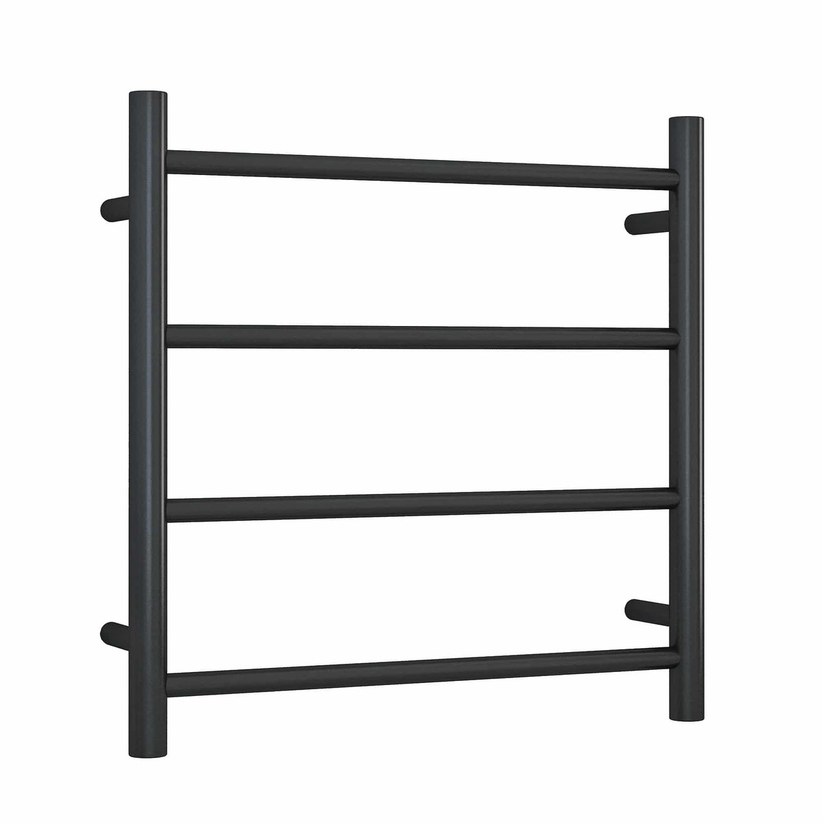 Thermogroup Thermorail 240V Round Ladder Heated Towel Rail Matt Black
