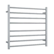 Thermogroup Thermorail 240V Straight Round Ladder Heated Towel Rail Polished Stainless Steel