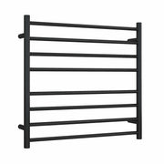 Thermogroup Thermorail 240V Round Ladder Heated Towel Rail Matt Black