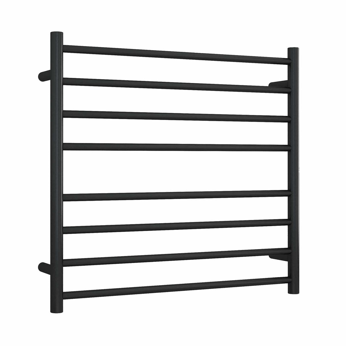 Thermogroup Thermorail 240V Round Ladder Heated Towel Rail Matt Black