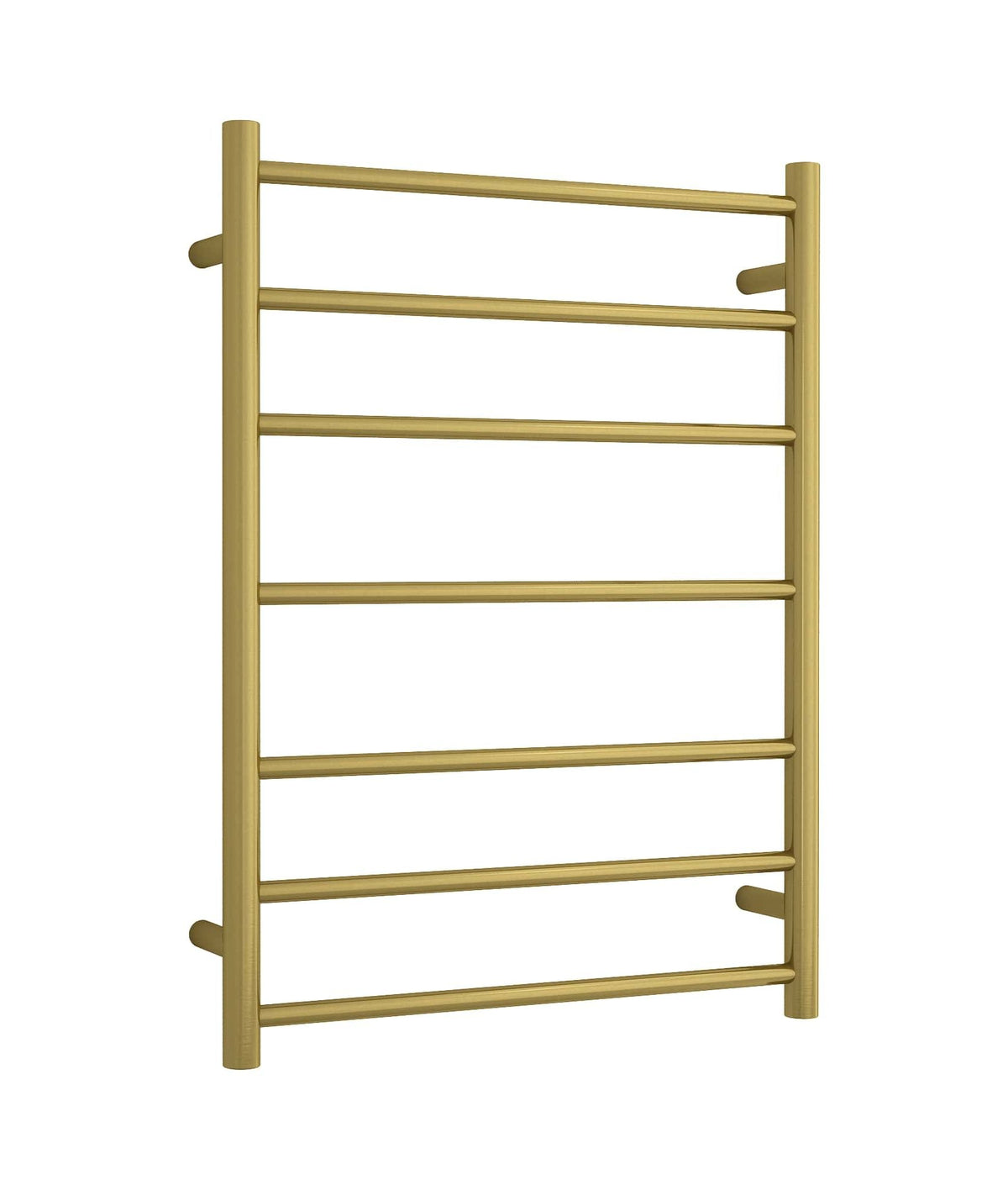 Thermogroup Thermorail 240V Round Ladder Heated Towel Rail Brushed Gold