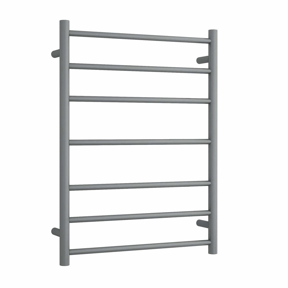Thermogroup Thermorail 240V Round Ladder Heated Towel Rail Gun Metal
