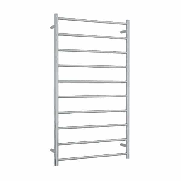 Thermogroup Thermorail 240V Straight Round Ladder Heated Towel Rail Polished Stainless Steel