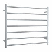 Thermogroup Thermorail 240V Straight Round Ladder Heated Towel Rail Polished Stainless Steel