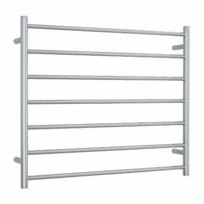 Thermogroup Thermorail 240V Straight Round Ladder Heated Towel Rail Polished Stainless Steel