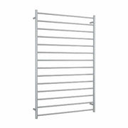 Thermogroup Thermorail 240V Straight Round Ladder Heated Towel Rail Polished Stainless Steel
