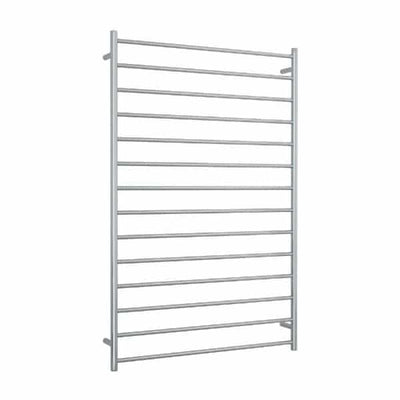 Thermogroup Thermorail 240V Straight Round Ladder Heated Towel Rail Polished Stainless Steel