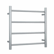Thermogroup Thermorail 240V Straight Round Ladder Heated Towel Rail Brushed Stainless Steel