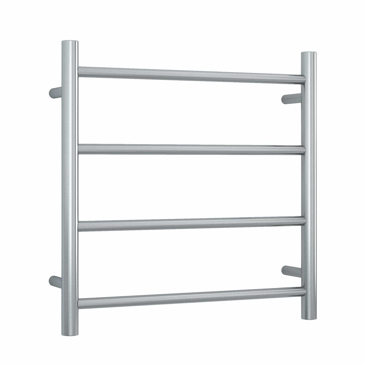Thermogroup Thermorail 240V Straight Round Ladder Heated Towel Rail Brushed Stainless Steel