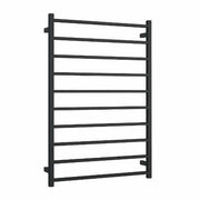 Thermogroup Thermorail 240V Square Ladder Heated Towel Rail Matt Black