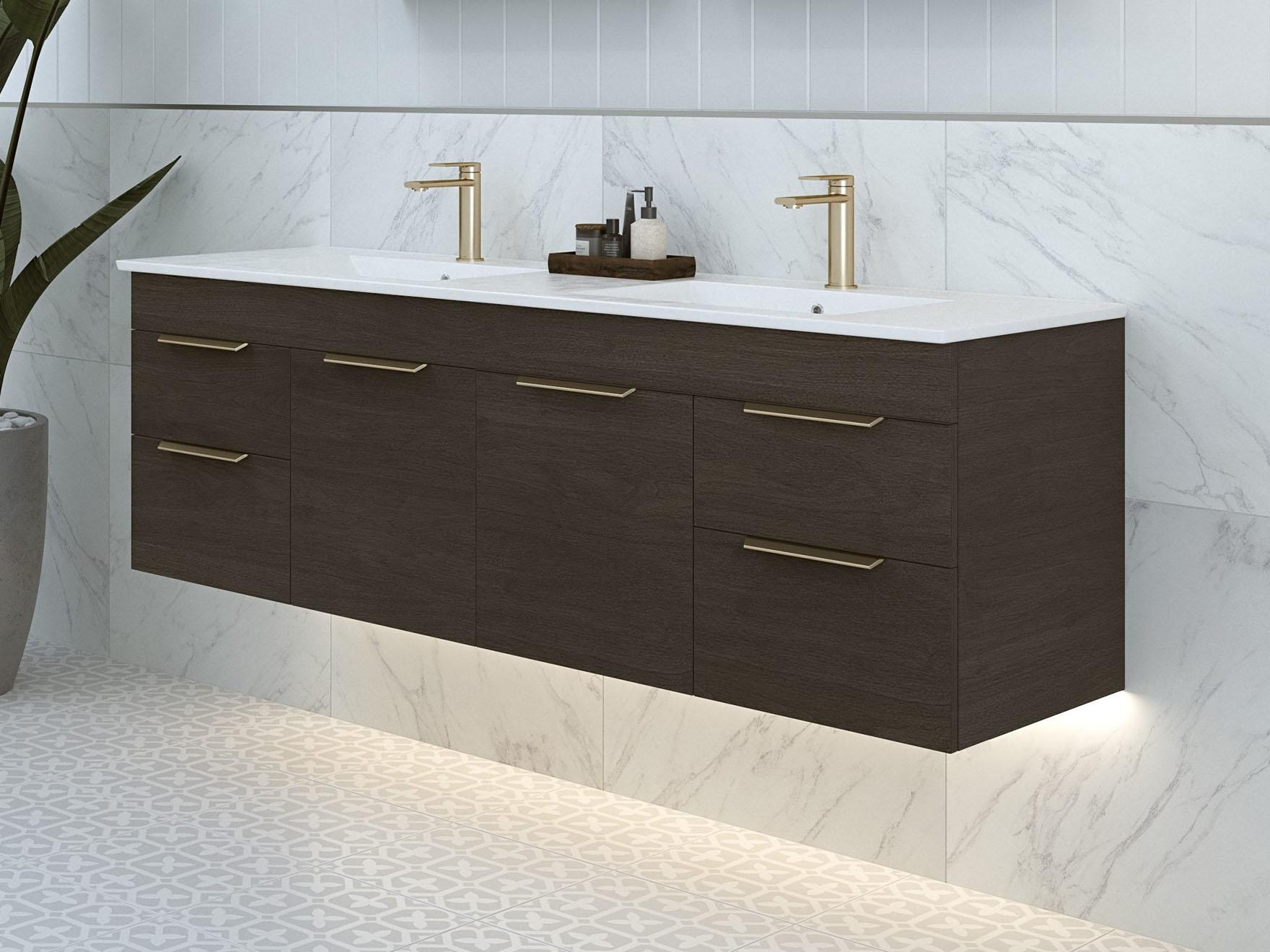 Timberline Indiana Wall Hung Vanity Unit