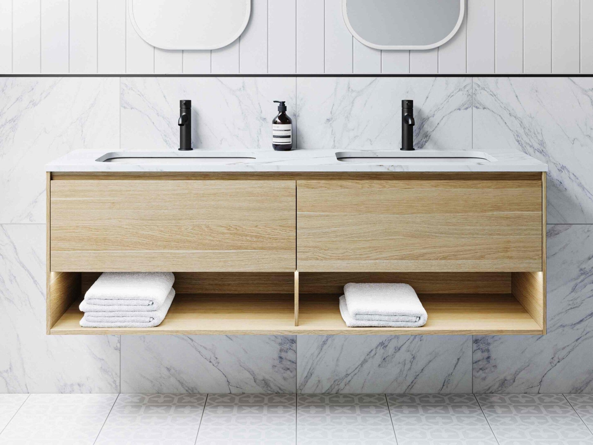 Timberline Kansas Wall Hung Vanity Above Counter Basin
