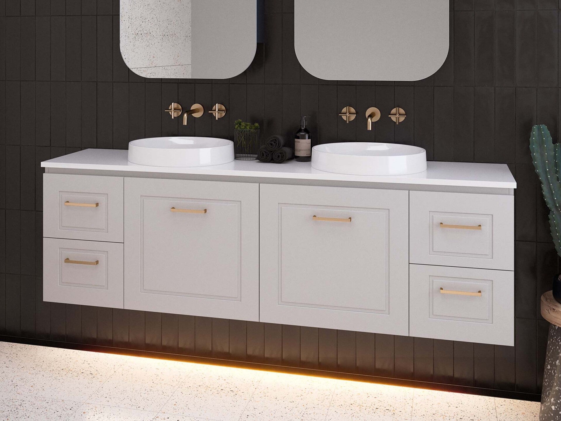 Nevada Classic Vanity Unit Floor Mount