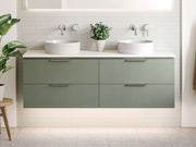 Nevada Plus Vanity Unit Wall Hung Above Counter Basin