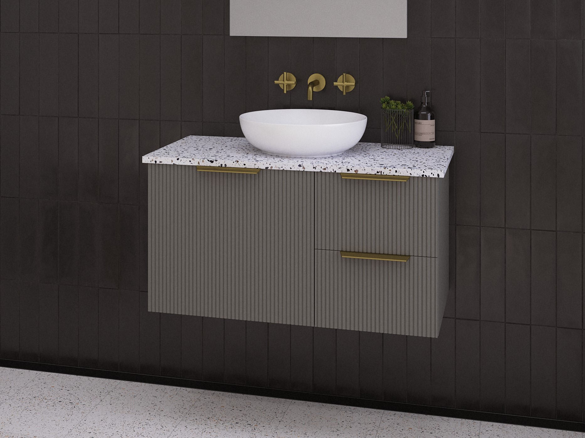 Timberline Victoria Wall Hung Vanity Above Counter Basin