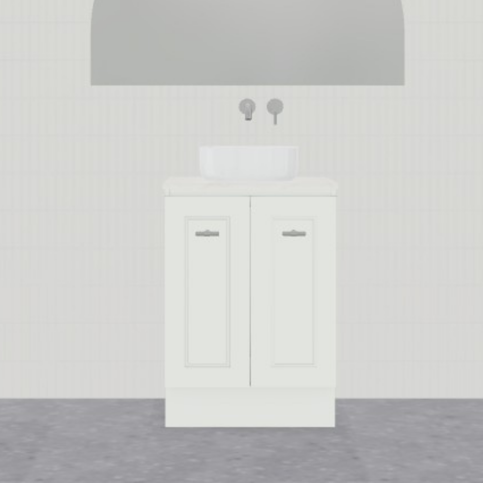 Nevada Classic Vanity Unit Floor Mount