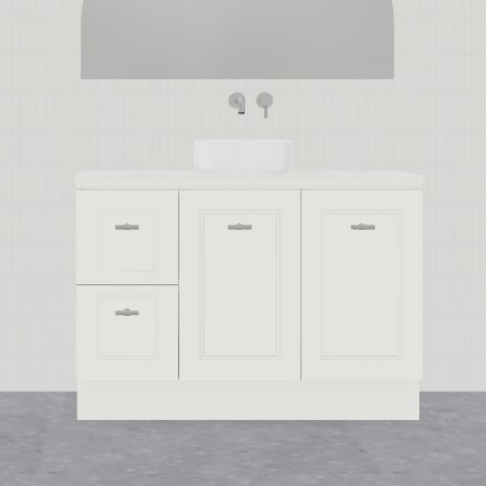 Nevada Classic Vanity Unit Floor Mount