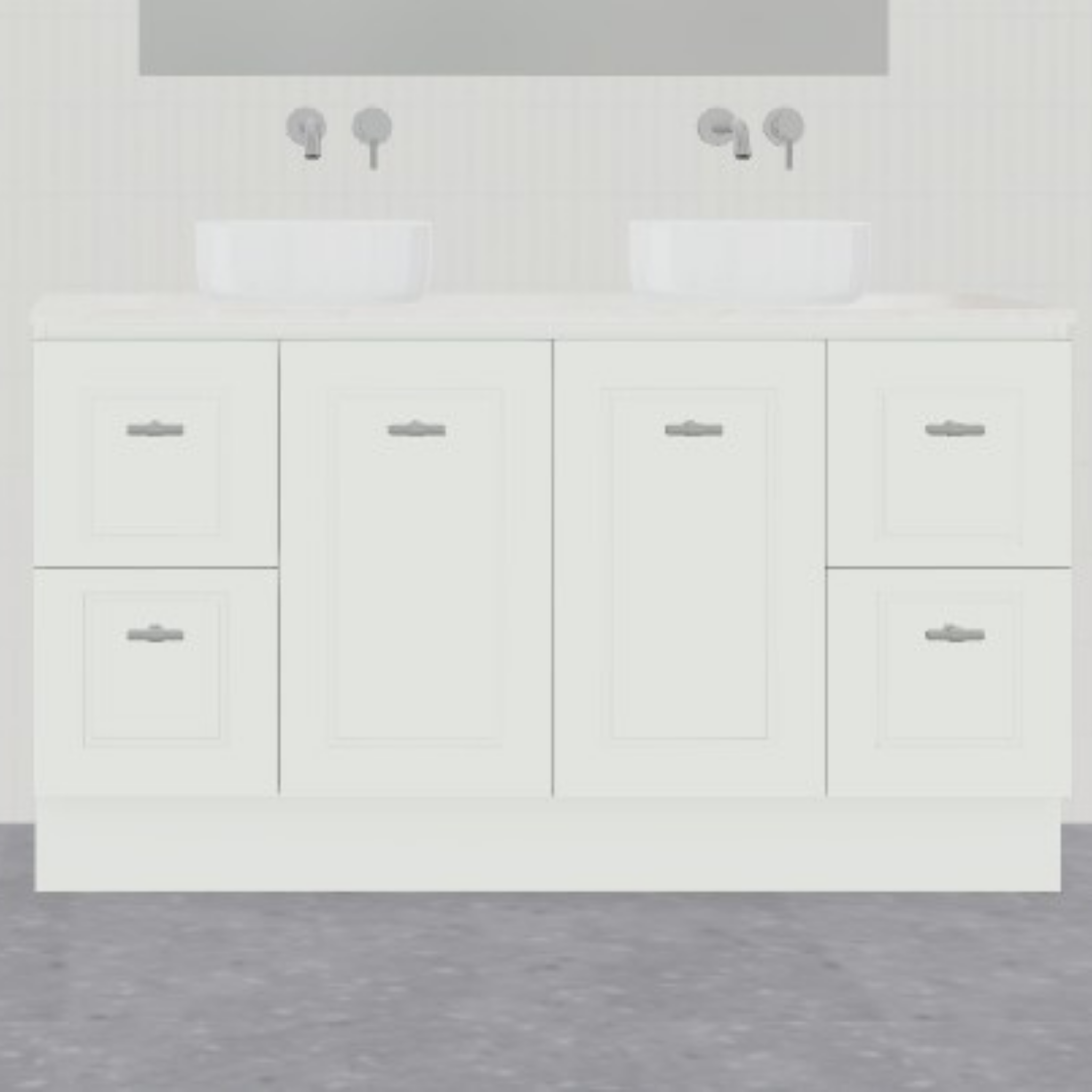 Nevada Classic Vanity Unit Floor Mount