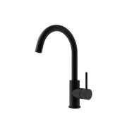Mimi Single Lever Gooseneck Kitchen Mixer Matte Black