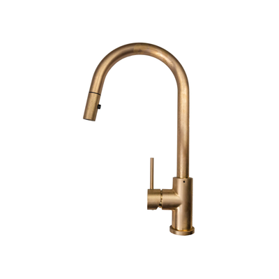Bella Vista Mica Pull-Out Sink Mixer Living Brass