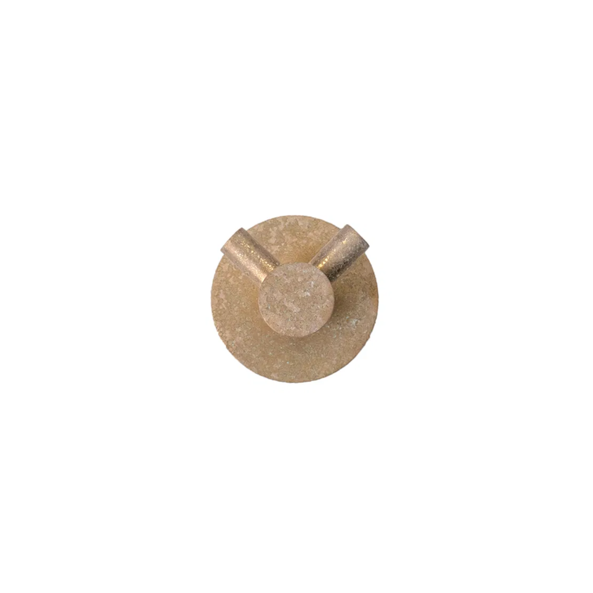 Bella Vista Mica Double Robe Hook Living Brass