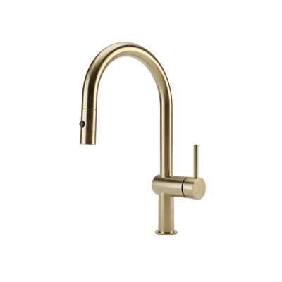 Mimi Cove Pull Out Kitchen Mixer Brushed Brass