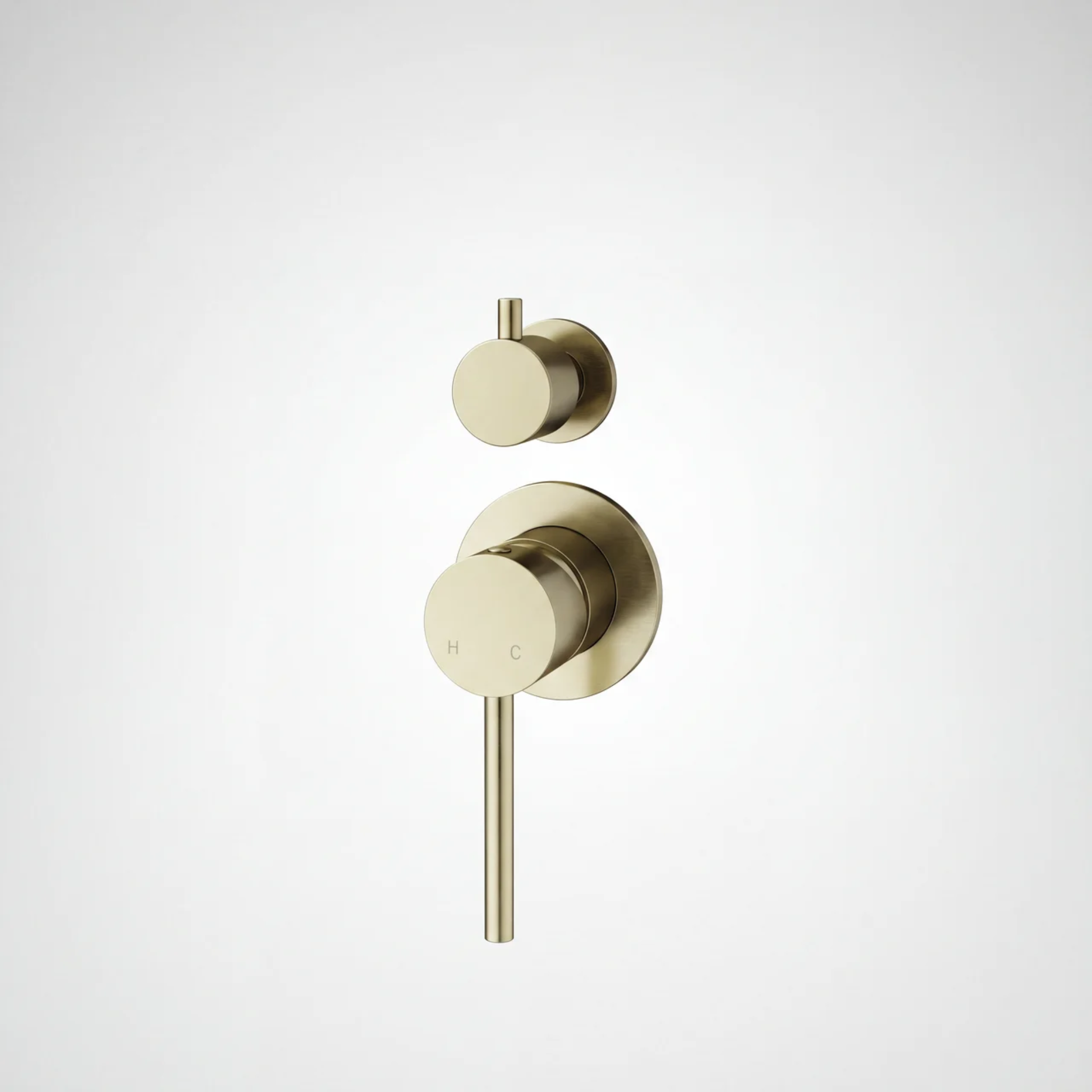 Mimi Cove Wall Mixer Diverter Brushed Brass