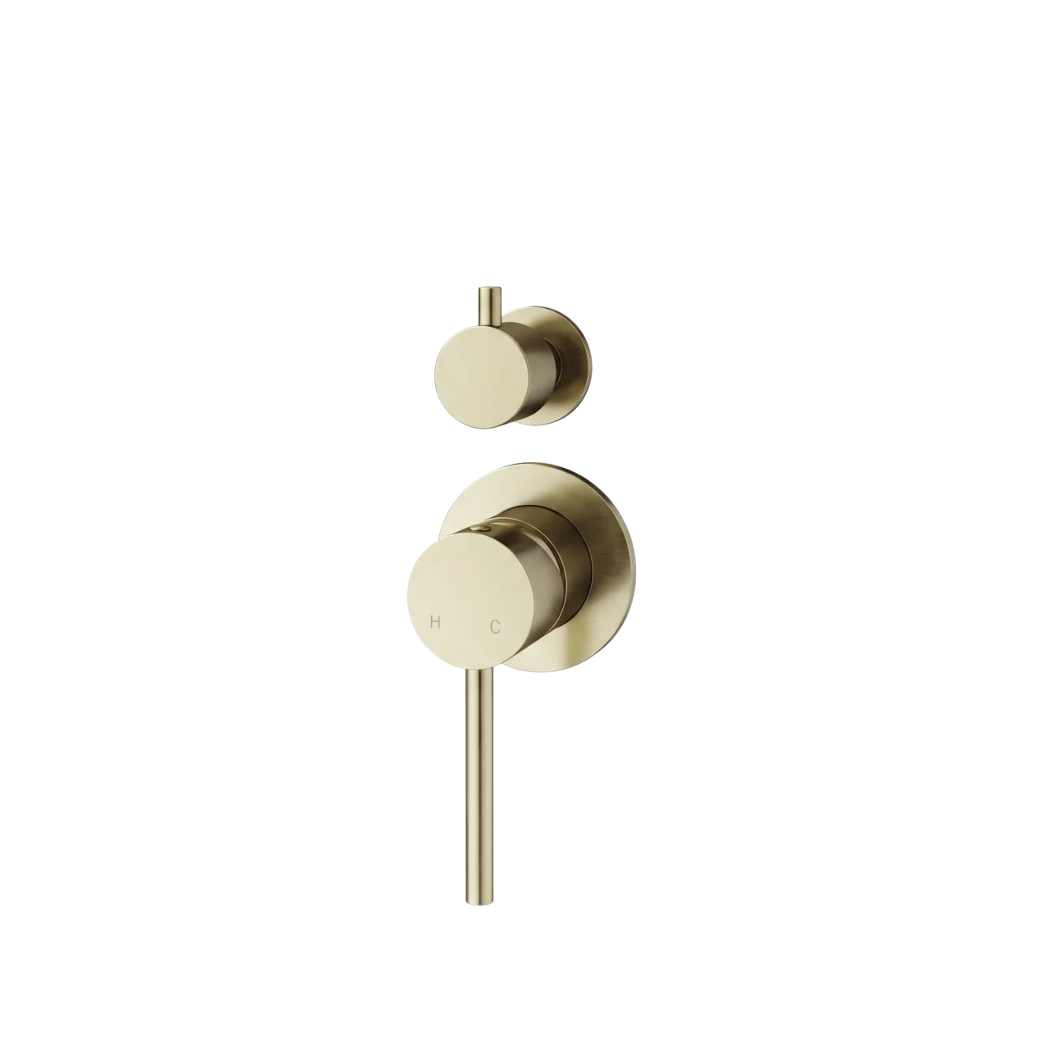 Mimi Cove Wall Mixer Diverter Brushed Brass