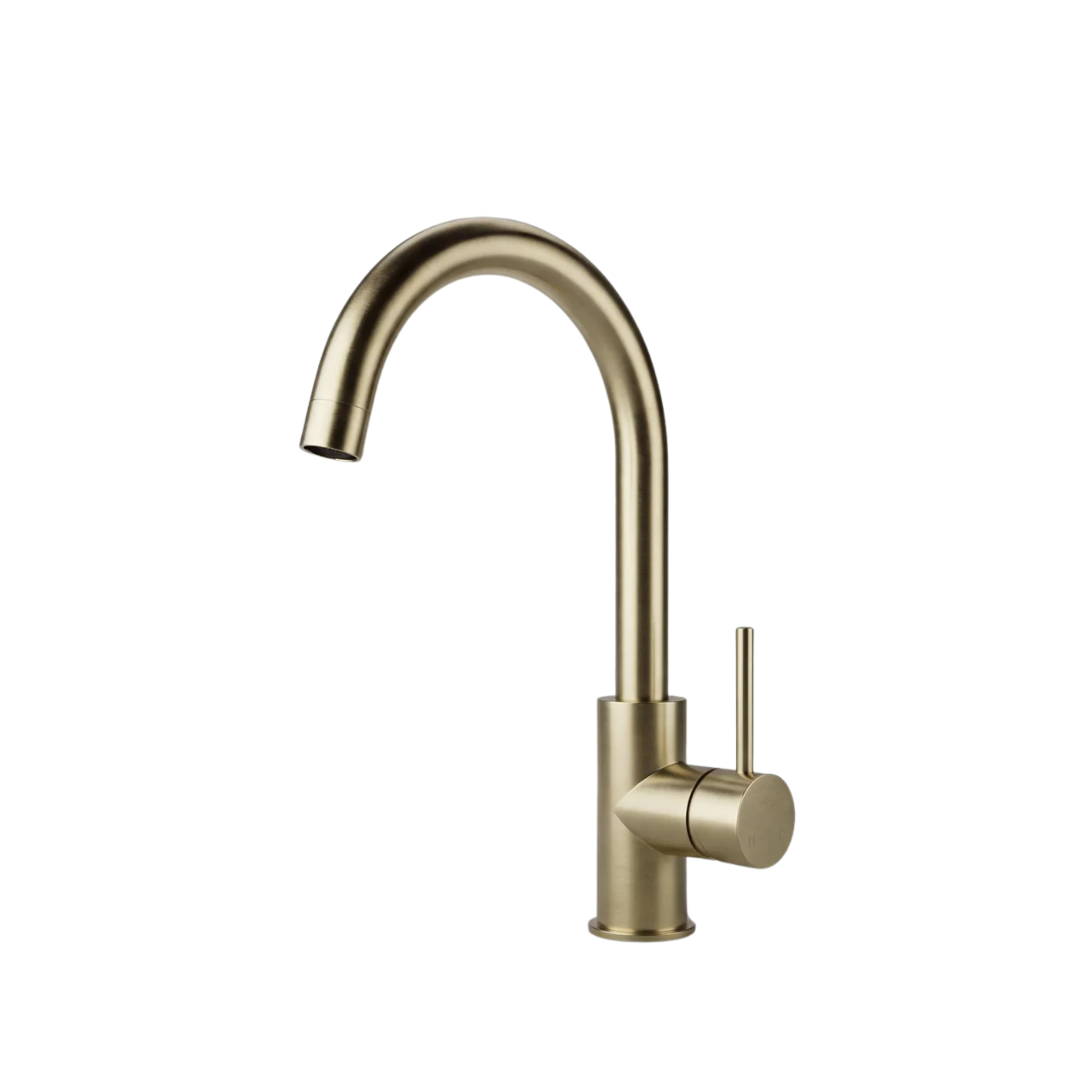 Mimi Cove Gooseneck Kitchen Mixer Brushed Brass