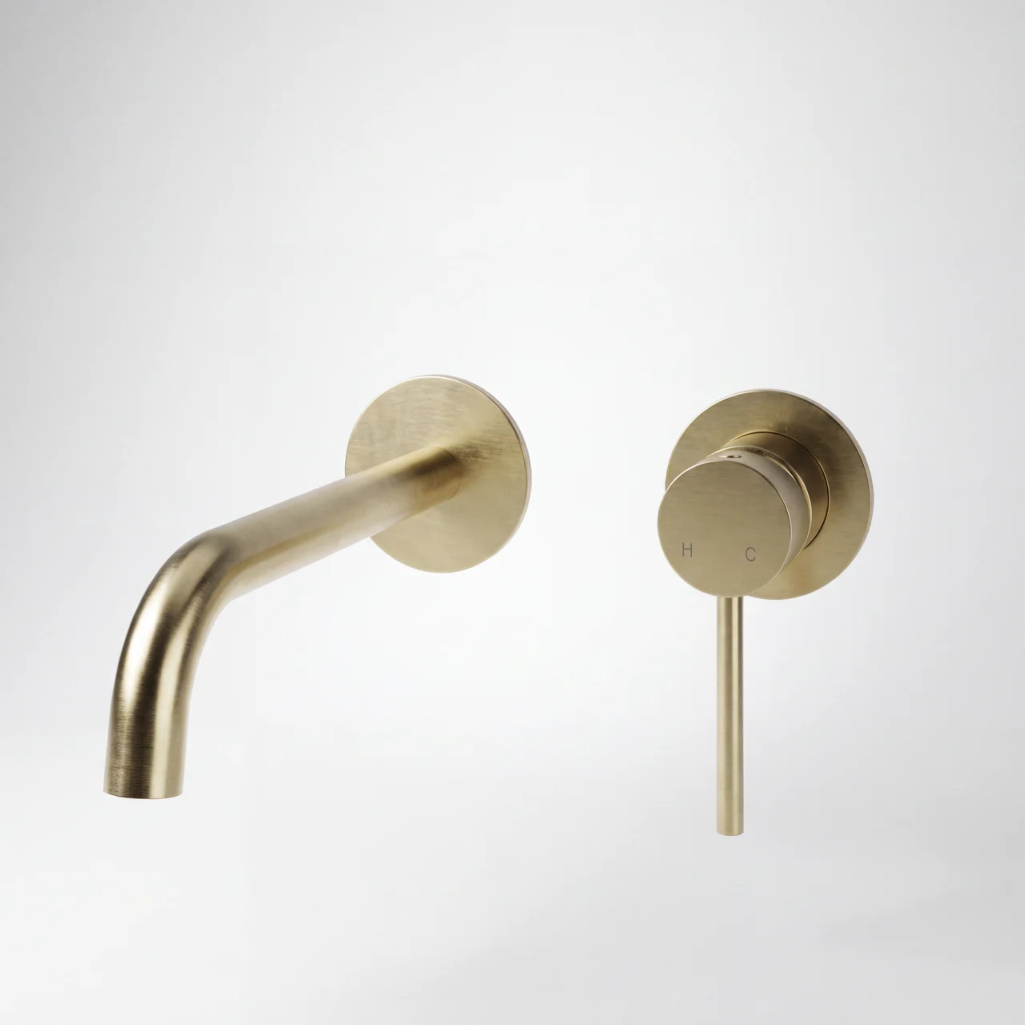 Mimi Cove Wall Mixer Set Brushed Brass