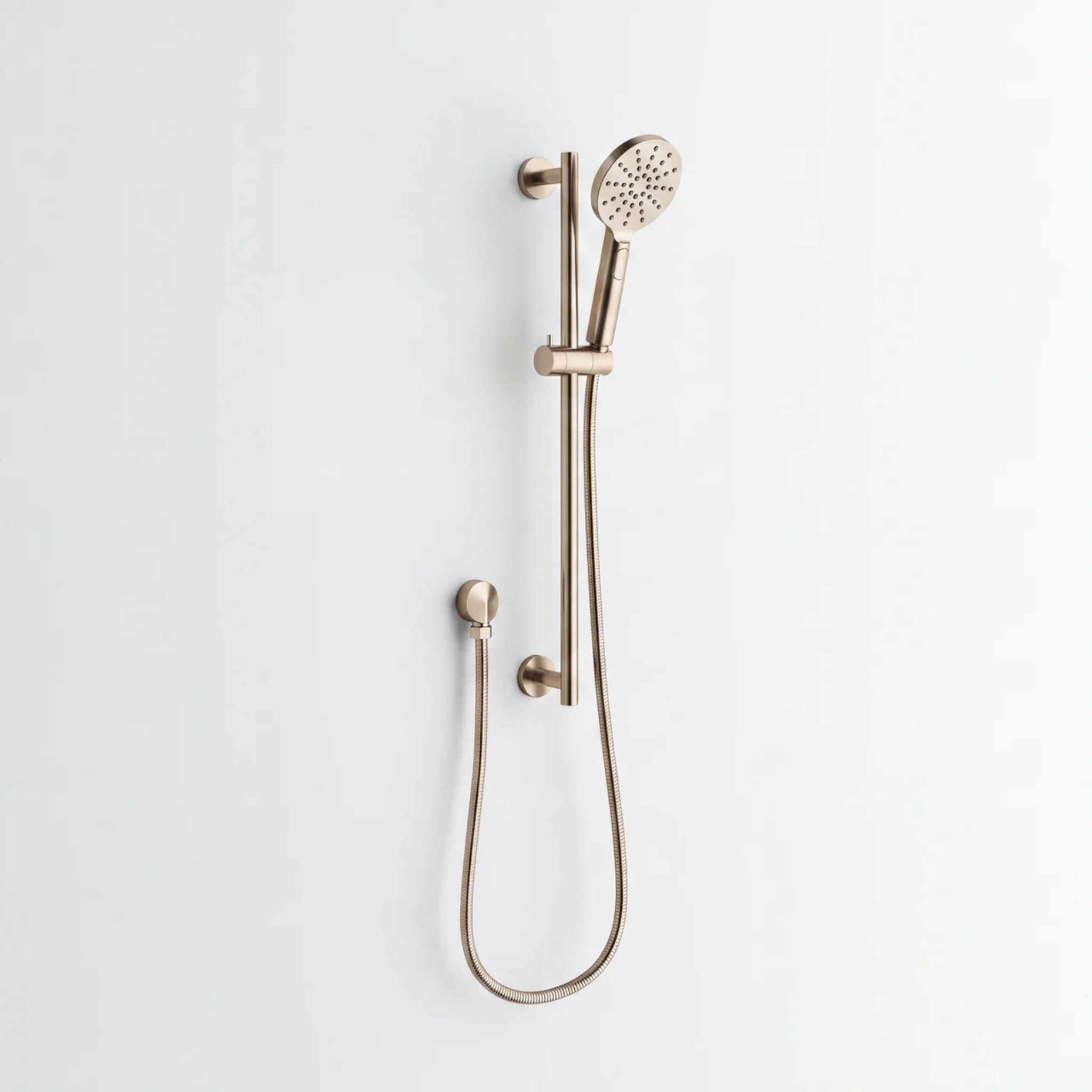 Mimi Cove Rail Shower Set Warm Brushed Nickel