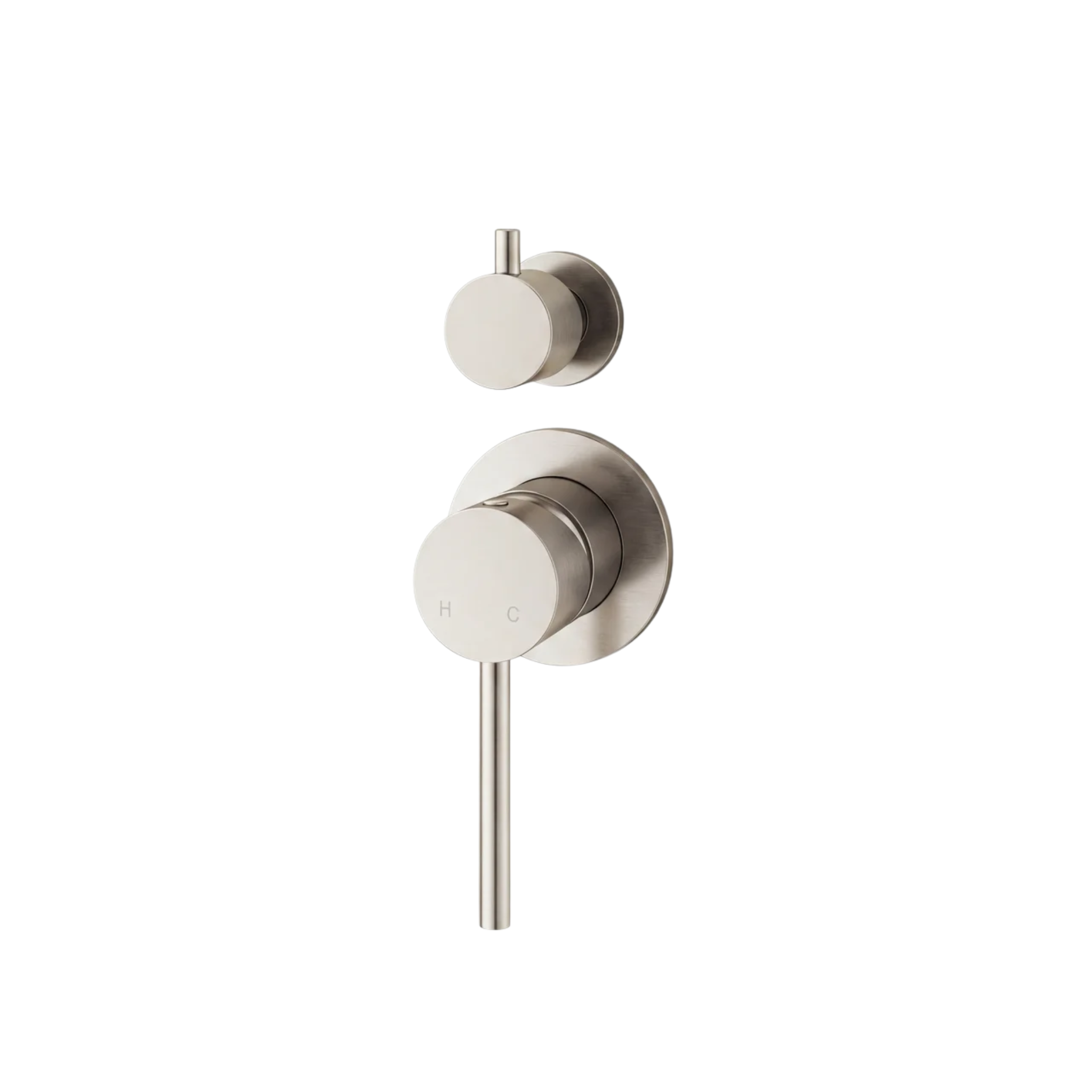 Mimi Cove Wall Mixer Diverter Warm Brushed Nickel