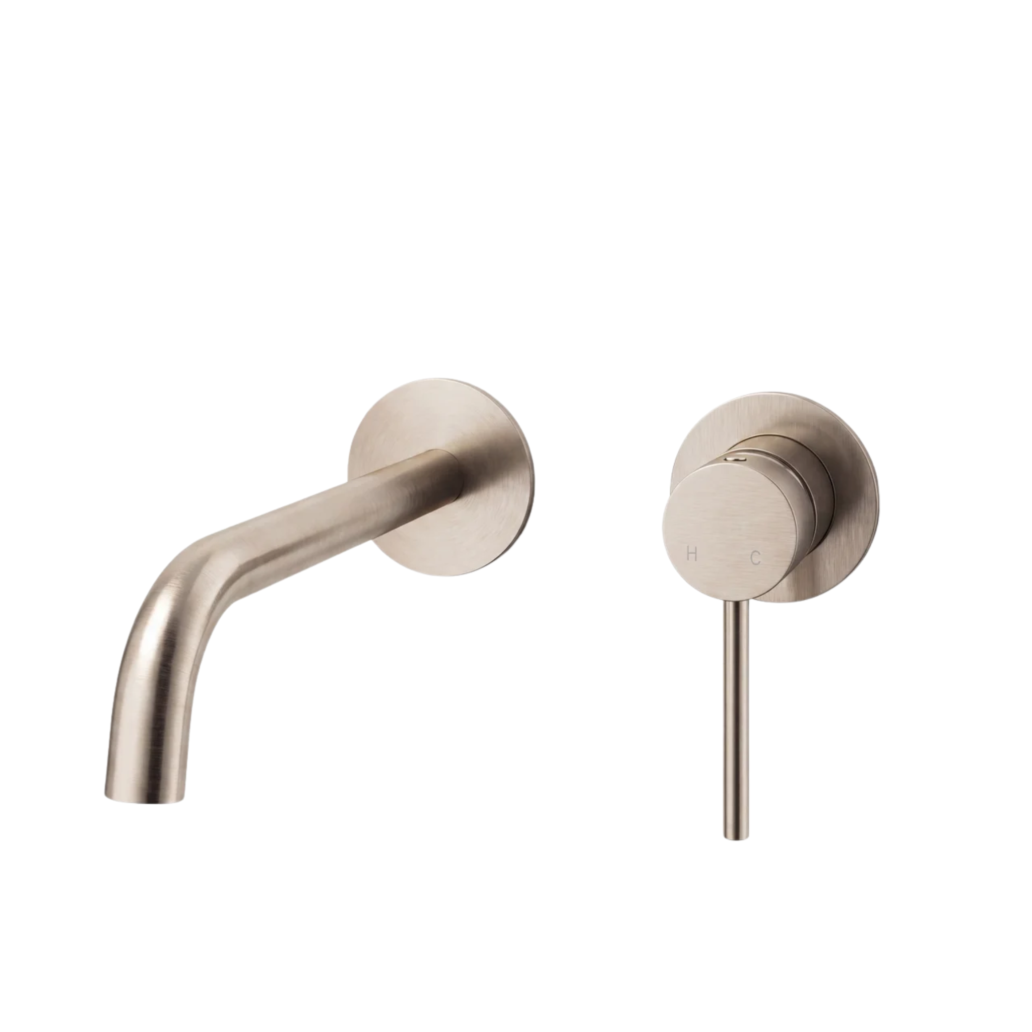 Mimi Cove Wall Mixer Set Warm Brushed Nickel